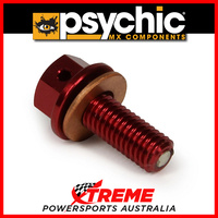 Psychic 58-MX-12959RD Honda CRF250 R 2004-2009 8x25 Red Magnetic Drain Plug