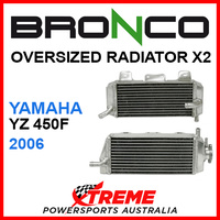 Psychic/Bronco YAMAHA YZ450F YZF450 2006 OVERSIZED Dual Radiator