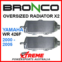 Psychic/Bronco YAMAHA WR426F WRF426 2000-2005 OVERSIZED Dual Radiator