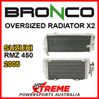 Psychic/Bronco For Suzuki RMZ450 RMZ 450 2005 STANDARD Dual Radiator