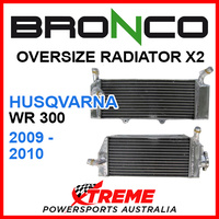 Psychic/Bronco HUSQVARNA WR300 WR 300 2009-2010 OVERSIZED Dual Radiator