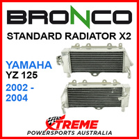 Psychic/Bronco YAMAHA YZ125 YZ 125 2002-2004 STANDARD Dual Radiator