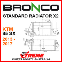 Psychic/Bronco KTM 85SX 85 SX 2013-2017 STANDARD Dual Radiator