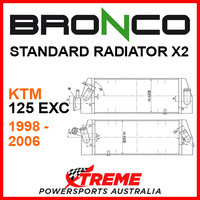 Psychic/Bronco KTM 125 EXC 125EXC 1998-2006 STANDARD Dual Radiator