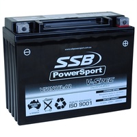 SSB 12V 450CCA 20AH V50N18L-A2 HD 1340 FLH Series 1985-1996 V-Spec AGM Battery YTX18L-BS