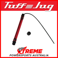 Tuff Jug Clear Flexible Auto Shut Off Vented ¾” NPT Spout 7-FFS003V-Red