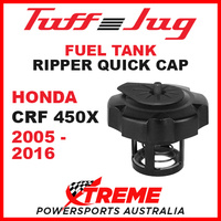 Honda CRF450X CRF 450X 2005-2016 Fuel Gas Tank Tuff Jug Quick Cap Black