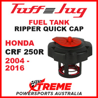 Honda CRF250R CRF 250R 2004-2016 Fuel Gas Tank Tuff Jug Quick Cap Black Red