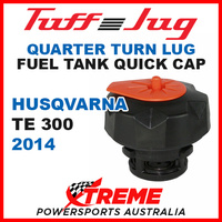 Husqvarna TE300 TE 300 2014 Lug Quarter Turn Tuff Jug Tank Quick Cap Blk Org