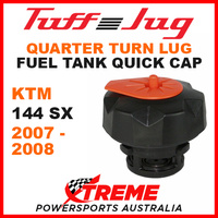 KTM 144 SX 144SX 2007-2008 Lug Quarter Turn Tuff Jug Tank Quick Cap Blk Org