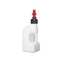 7-WURR10 WURR10 2.7 gal/10 Litre White Tuff Jug with Red Ripper Cap