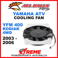 ALL BALLS 70-1028 ATV YAMAHA YFM400 KODIAK 4WD 2003-2006 COOLING FAN ASSEMBLY