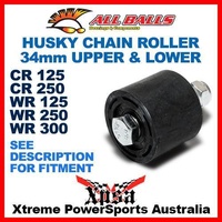 34mm Chain Roller Black Husqvarna CR 125 250 WR 125 250 300 MX, All Balls 79-5001