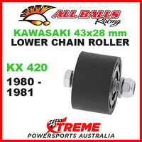 79-5006 Kawasaki KX420 1980-1981 43x28mm Lower Chain Roller w/ Inner Bearing