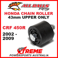 MX 43mm Upper Chain Roller Kit Honda CRF450R CRF 450R 2002-2009 Dirt Bike, All Balls 79-5007