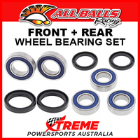 All Balls For Suzuki RM250 RM 250 2001-2012 Front, Rear Wheel Bearing Set