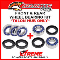 All Balls Kawasaki KX100 1998-2006 Talon Hub Only, Front/Rear Wheel Bearings