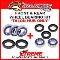 All Balls For Suzuki RM80 1990-2001 Talon Hub Only, Front/Rear Wheel Bearings