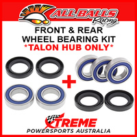 All Balls For Suzuki RM125 2000-2007 Talon Hub Only, Front/Rear Wheel Bearings