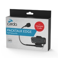 Cardo Intercom Edge Half Helmet Kit