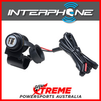 Interphone Handlebar Mounted Double USB Port ACCMOTO2USB