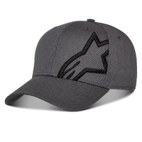 Alpinestars Corp Snap 2 Hat Cap Charcoal w/ Black Logo One Size Fits Most