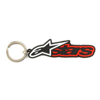 Alpinestars Blaze ASTARS Logo KeyFob Key Fob Keyring