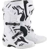 Alpinestars Tech 10 Adult Boots MX White Sizes 7-14