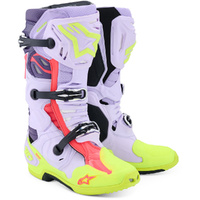 Alpinestars Tech 10 Supervented Purple/Flo Yellow/Diva Pink Boots
