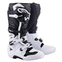 Alpinestars Adult MX Tech 7 Boot White/Black Sizes 9-12