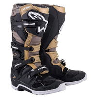 Alpinestars Tech 7 Drystar Enduro Adult Boots MX Black/Grey/Gold Sizes 8-15