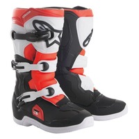 Alpinestars TECH 3S V2 YOUTH Black White Red Boot Size 6