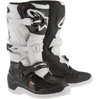 Alpinestars Tech 7S Youth Boots MX Black/White Sizes 2-8