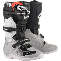Alpinestars Tech 7S Youth Boots MX Black/Silver/White/Gold Sizes 2-8