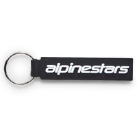 Alpinestars Linear Logo Black/White KeyFob Key Fob Keyring