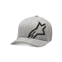 Alpinestars Corp Shift 2 Flex-Fit Hat Cap Grey Heather w/ Black Logo Small/Med