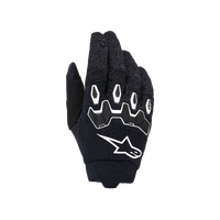 Alpinestars MX26 Adult Full Bore V2 Gloves Black/White, Size Medium