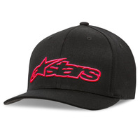 Alpinestars Flexfit Hat Blaze Black/Red Small/Medium S/M 1039-81005