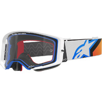 Alpinestars Supertech Corp Blue / Orange Clear Goggles