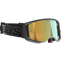 Alpinestars Supertech Vista Black Gold Mirror Goggles