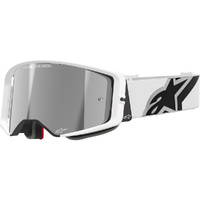 Alpinestars Supertech Corp White Silver Mirror Goggles