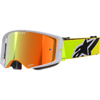 Alpinestars Supertech Corp Yellow / Grey Red Mirror Goggles