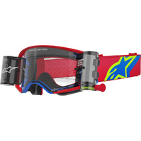 Alpinestars Supertech Corp Red / Blue Clear Roll-Off Goggles