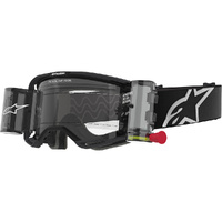 Alpinestars Vision 8 Corp Black Clear Roll-Off Goggles