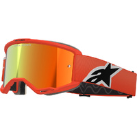 Alpinestars Vision 5 Corp Orange Red Mirror Goggles