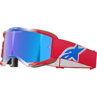 Alpinestars Vision 5 Corp Red / White / Blue Mirror Goggles