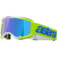 Alpinestars Vision 5 Blaze Fluro Yellow / Blue Mirror Goggles