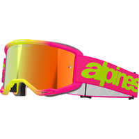 Alpinestars Vision 5 Wordmark Pink / Fluro Yellow Red Mirror Goggles