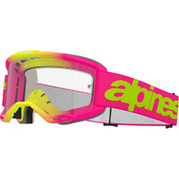 Alpinestars Vision 5 Wordmark Pink / Fluro Yellow Clear Goggles