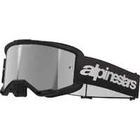 Alpinestars Vision 3 Wordmark Black Silver Mirror Goggles